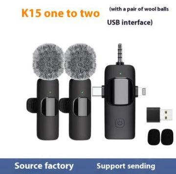 Wireless Collar Clip Microphone