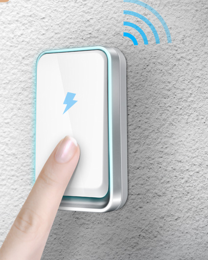 Wireless Smart Doorbell with Dual Chime System