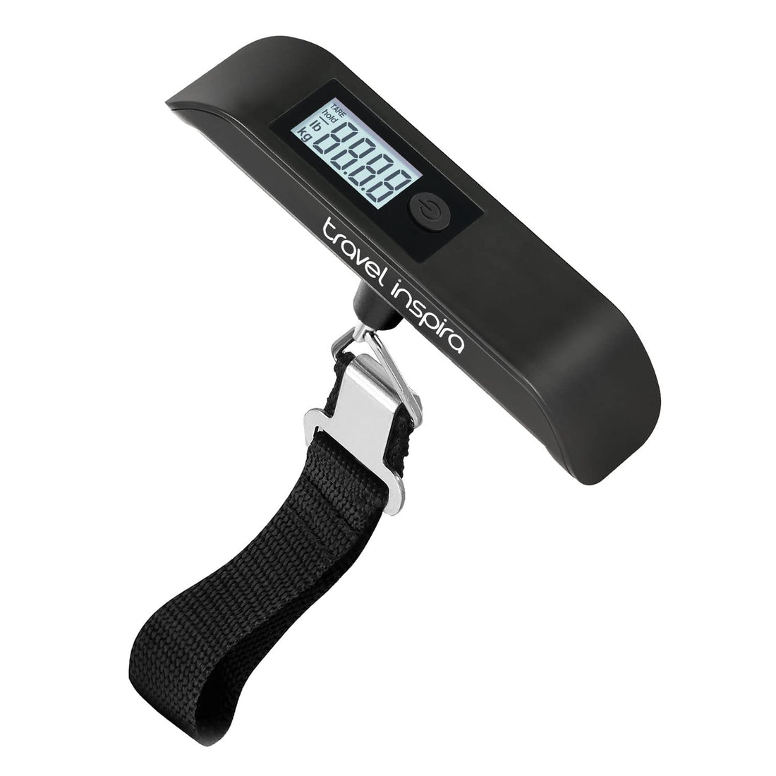 Travel Inspira Luggage Scale Digital Luggage Scales Baggage Scale with Backlit LCD Display110LB / 50KG Battery Included(Black)